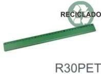 R30PET - Régua de 30cm em PET reciclado.